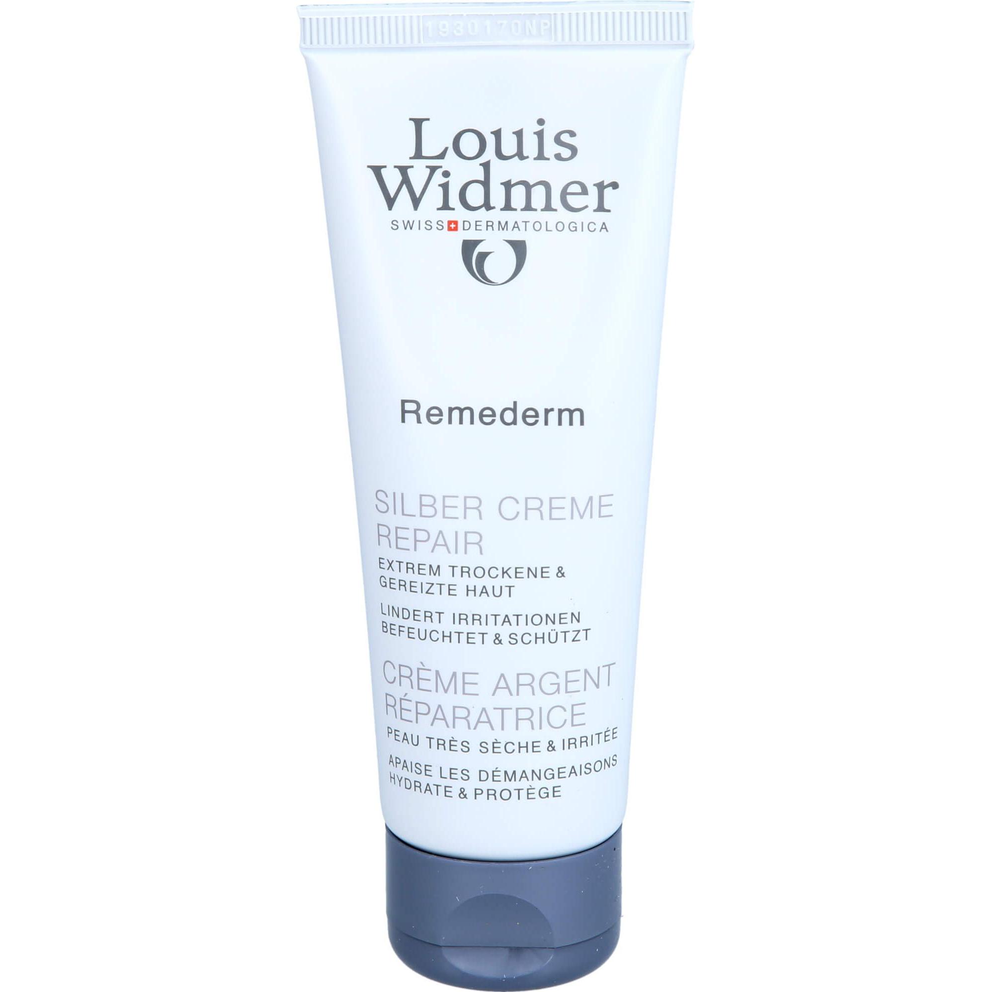 Louis Widmer, Bodylotion, Silber Creme Repair (Körpermilch, 75 ml)