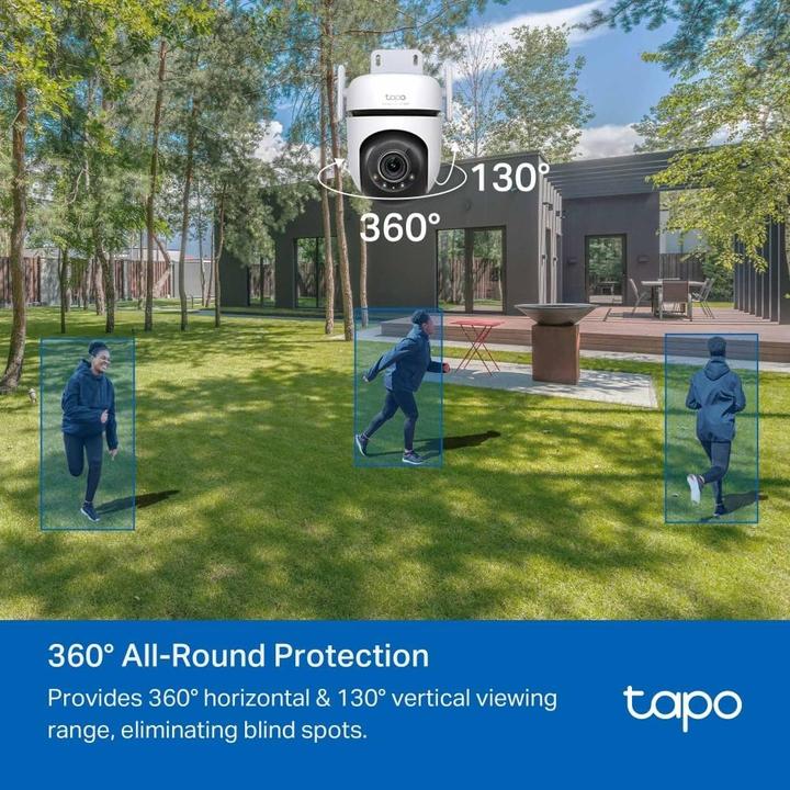 Image du produit TP-Link Caméra de surveillance à 360° avec détection IA (2560 x 1440 Pixels)