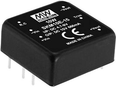 Image du produit MeanWell Modules de conversion DC/DC série SKM10 DIP x1 Case Single Output 1 régulé