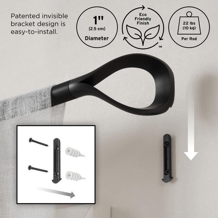 Actual product image Umbra Curtain rail Loop 107-306 cm