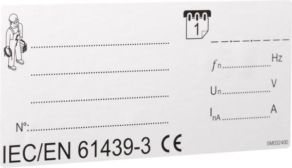 Produktbild Hager Typenschild