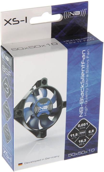 Immagine prodotto Noiseblocker NB-BlacksilentFan XS1 (50 mm, 1 x)