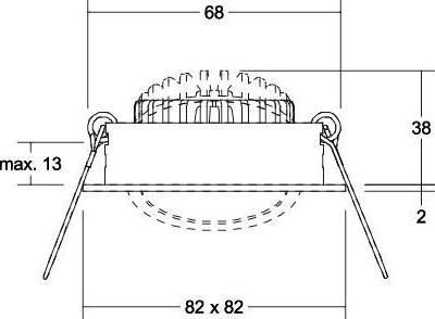 Produktbild Brumberg LED-Einbaustrahler (630 lm)