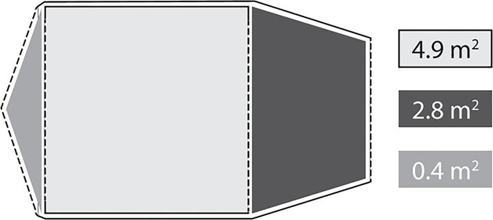 Actual product image Robens Lago Flex 4 (Dome tent, 6.20 kg, 4 persons)