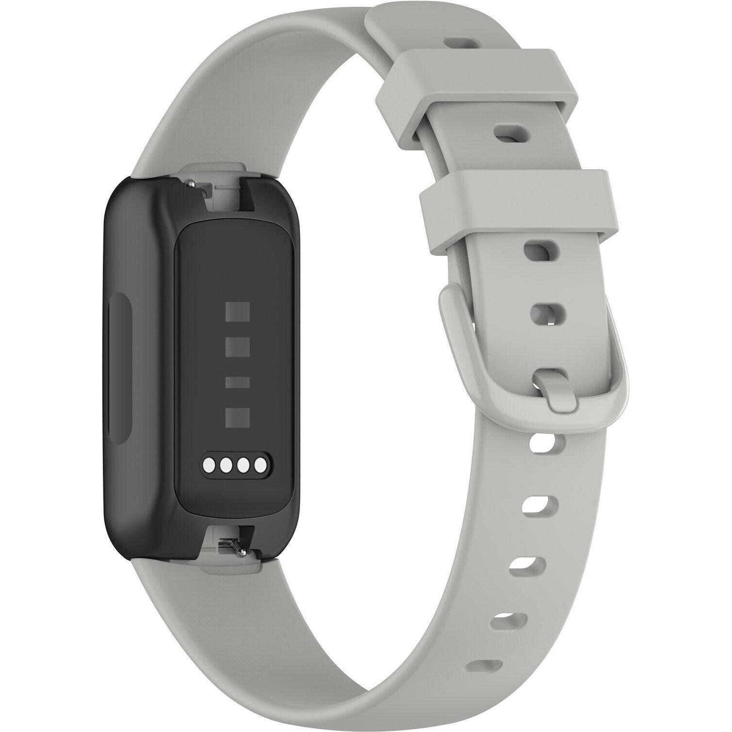 Thumbnail - Strap-it Armband (Silikon, Inspire 3), Uhrenarmband, Grau