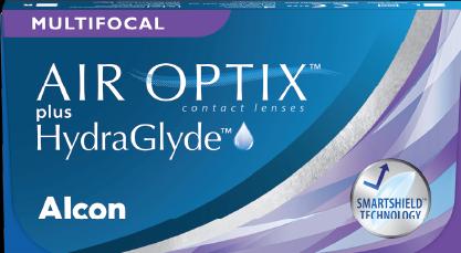 Actual product image Air Optix plus HydraGlyde Multifocal (-6, Monthly lens, 6 Piece, Multifocal)