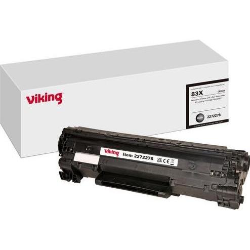 Viking, Toner, Tonerkartusche Kompatibel HP 83X CF283X Schwarz (BK)
