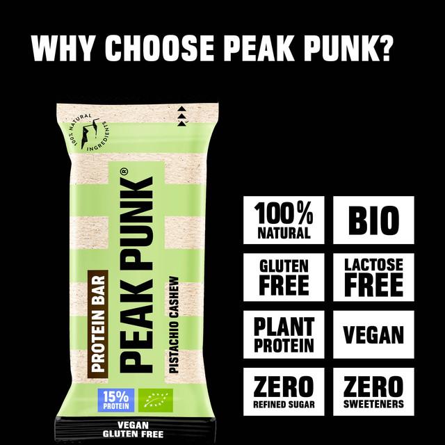 Produktbild Peak Punk Bio Protein Bar (Pistazien, 12 Stk., 55 g)
