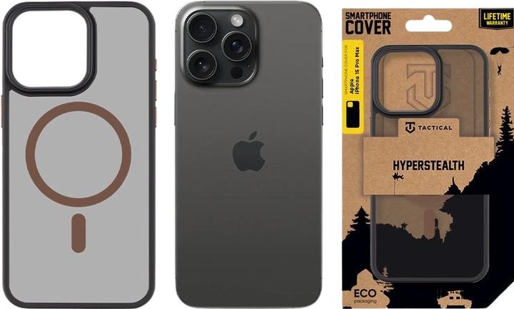Immagine prodotto Tactical MagForce Hyperstealth 2.0 Case für iPhone 15 Pro Max Schwarz/Moose Moose (Apple iPhone 15 Pro Max)