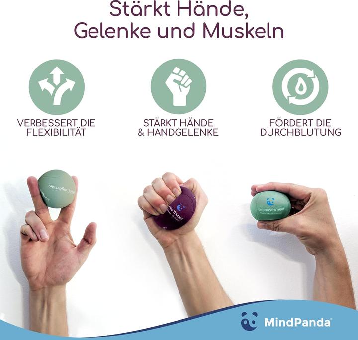 Produktbild MindPanda 3er-Set Gel-Stressball