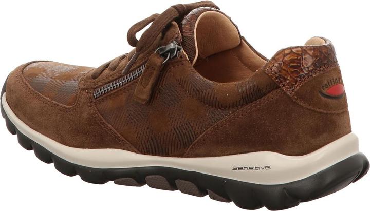 Produktbild Gabor rollingsoft Damen Schnürschuhe Sportlich Gummisohle braun