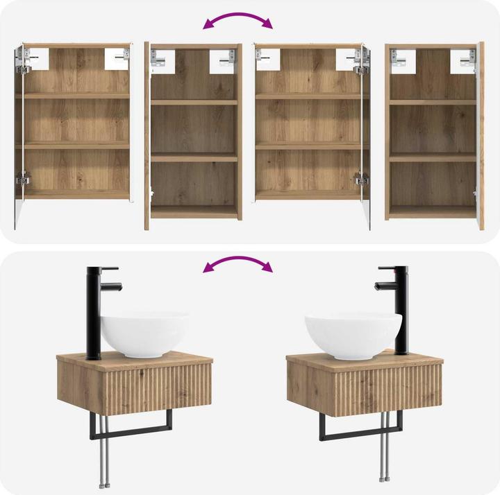 Produktbild vidaXL Badezimmerschrank-Set