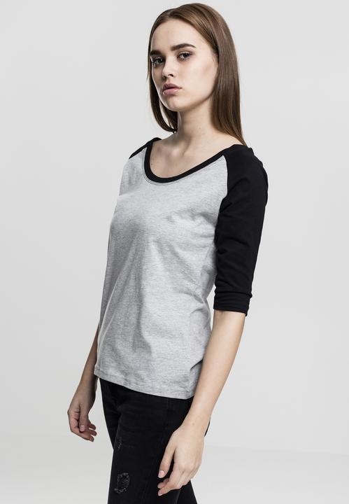 Image du produit Urban Classics Ladies 3/4 Contrast Raglan Tee (XS)