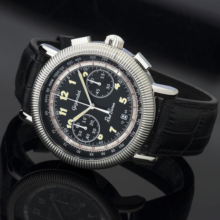 Immagine prodotto Gigandet Cronografo da pilota impermeabile 100 metri con tachimetro e vetro minerale (Cronografo, Orologio da pilota, Orologio da polso analogico)