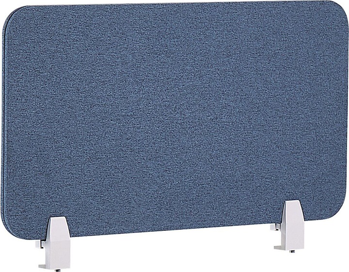 Produktbild Beliani Schreibtischtrennwand blau 72 x 40 cm WALLY (72 x 40 cm)
