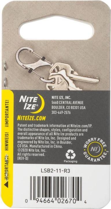Produktbild Nite Ize SideLock S-Biner 2 N