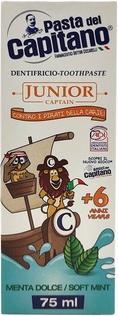 Produktbild Capitano Del Toothpaste - Junior Toothpaste (mint flavor) - Toothpaste for kids 6+ - 75ml (75 ml)