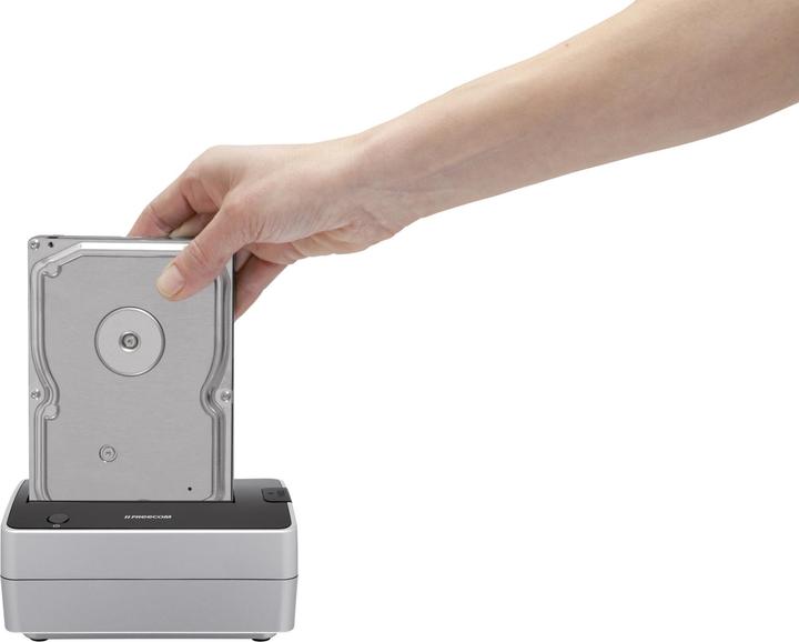 Actual product image Freecom Hard Drive Dock Quattro, docking station for SATA