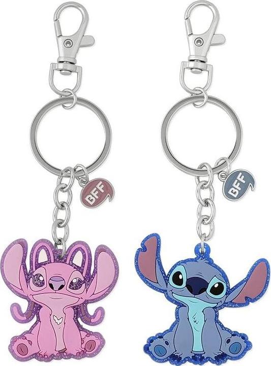 Immagine prodotto Peers Hardy STITCH & ANGEL - Set di 2 porte-cliché BFF in metallo