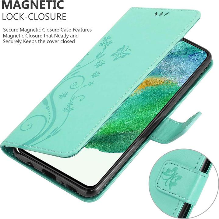 Image du produit Cadorabo Coque pour Samsung Galaxy S21 FE pour Fleur Book (Samsung Galaxy S21 FE)