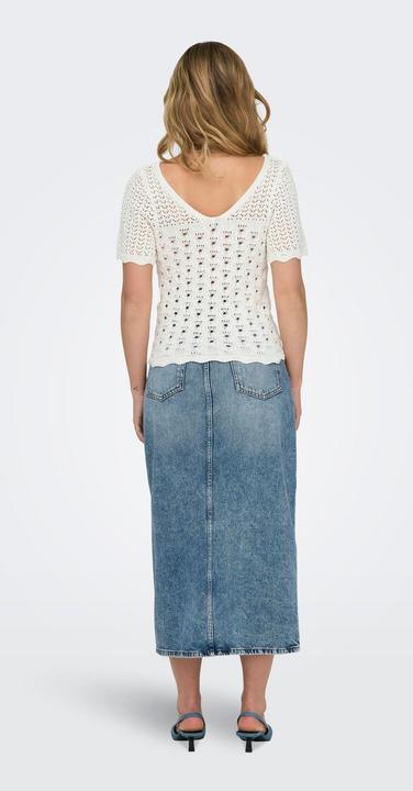 Image du produit Only Encolure en V Poignets côtelés Pull tricoté (S)