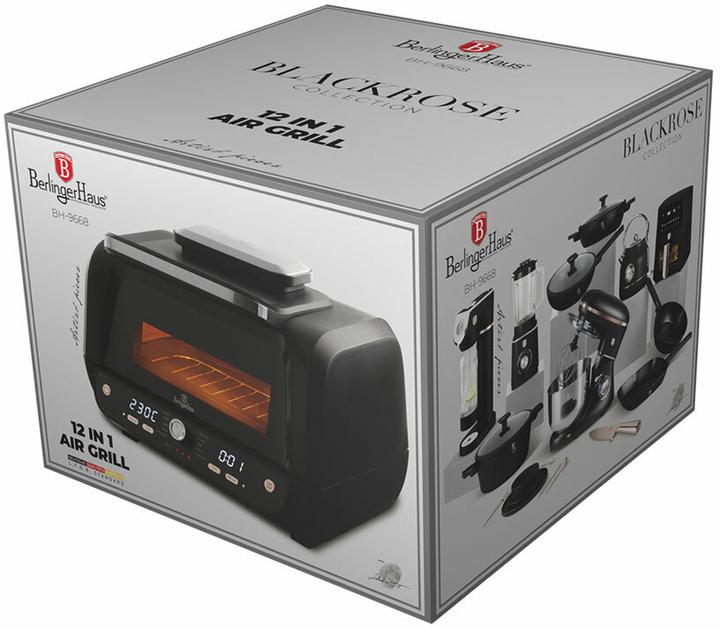 Produktbild BerlingerHaus Haus Heissluftofen 12in1 Black Rose Collection