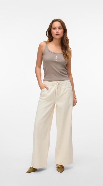 Produktbild Vero Moda VMVALERIA Mid Rise Weiter Beinschnitt Jeans Straight-Fit (W26/L30)