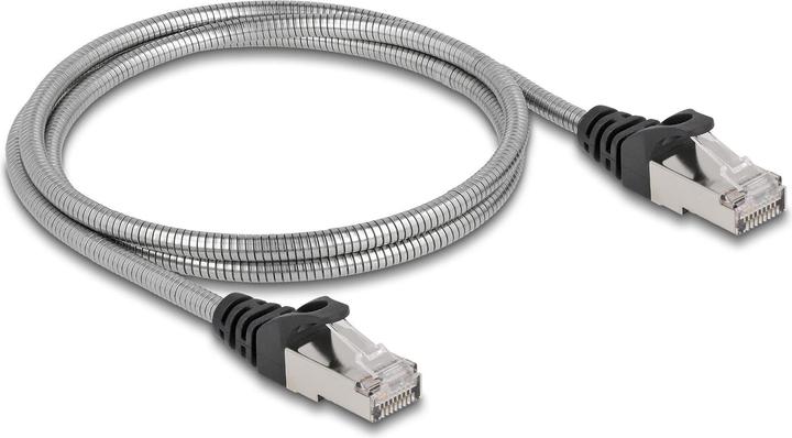 Actual product image Delock RJ45 cable Cat.6A U/FTP with metal jacket 1 m (U/FTP, CAT6a, 1 m)