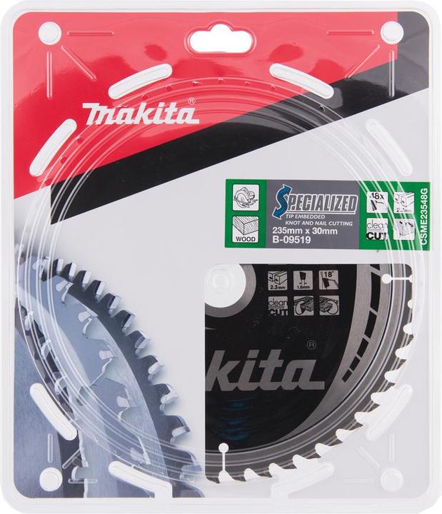 Produktbild Makita Kreissägeblatt-Tiefzahn nagelfest 235x30mm T48