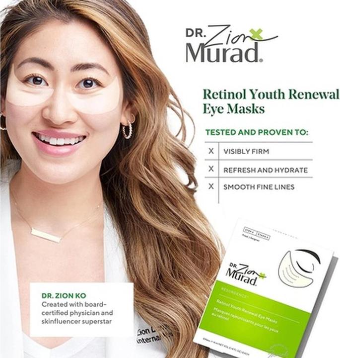 Immagine prodotto Murad Maschere per gli occhi al Retinolo Rinnovatore di Giovinezza (5 ml)