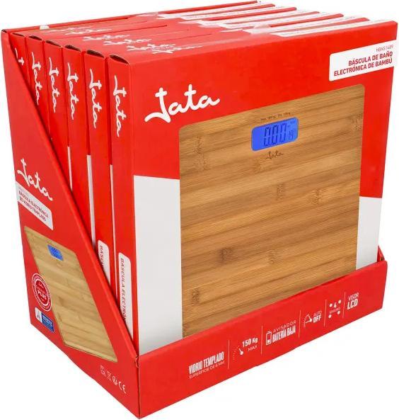 Actual product image Jata Digitale Personenwaage Blau 180 kg (180 kg)