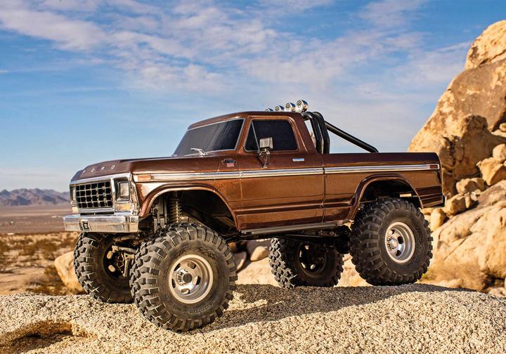 Actual product image Traxxas TRX-4 79 Ford F150 High-Trail Electric Brushed Crawler 4WD 1:10 RTR Brown (RTR Ready-to-Run)