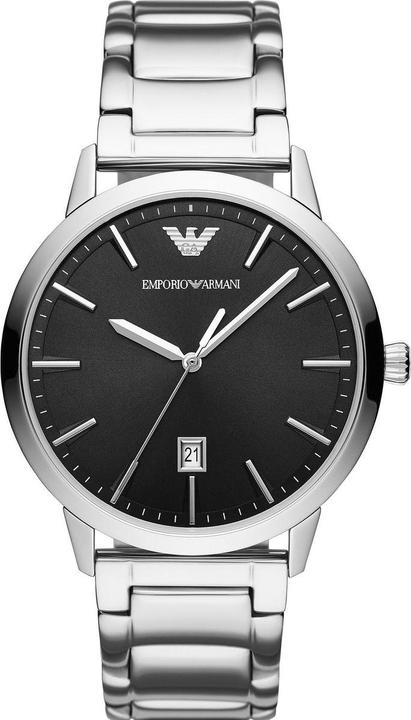 Emporio Armani Herrenuhr (Uhr mit Schmuckstein, 43 mm)