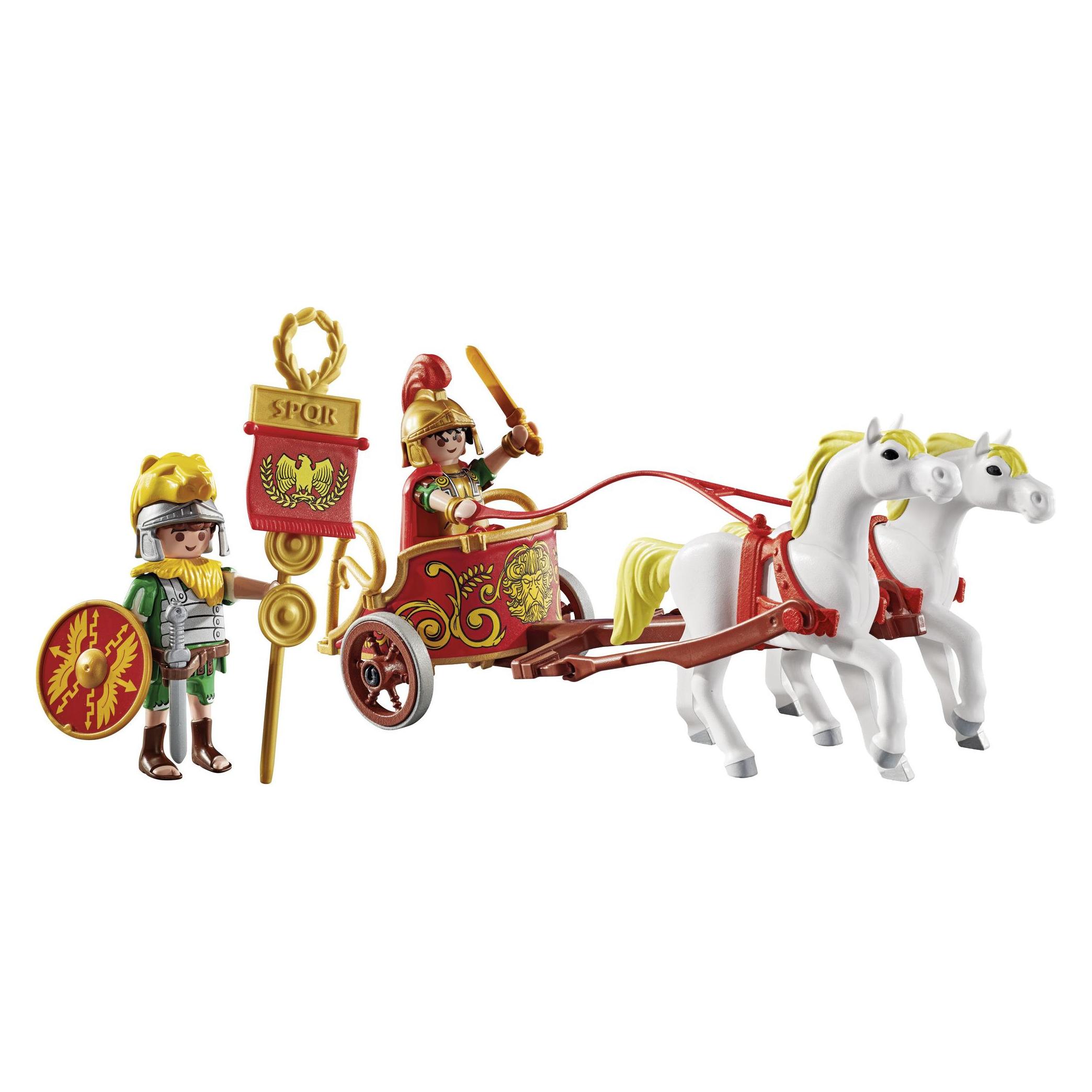 PLAYMOBIL Astérix 71543 : Le Char Romain - Neuf Dans Boîte - Sénateur Brutus Et Légionnaire