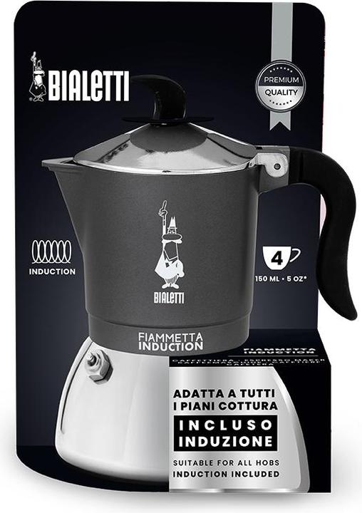 Produktbild Bialetti Fiammetta Ind. 4cups Grey (4 T.)