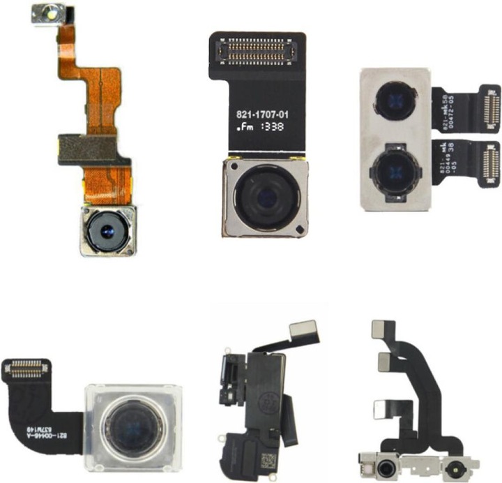Immagine prodotto OEM Fotocamere iPhone difettose miste (iPhone X, iPhone 5, iPhone SE, iPhone 7, iPhone XS, iPhone 7 Plus)