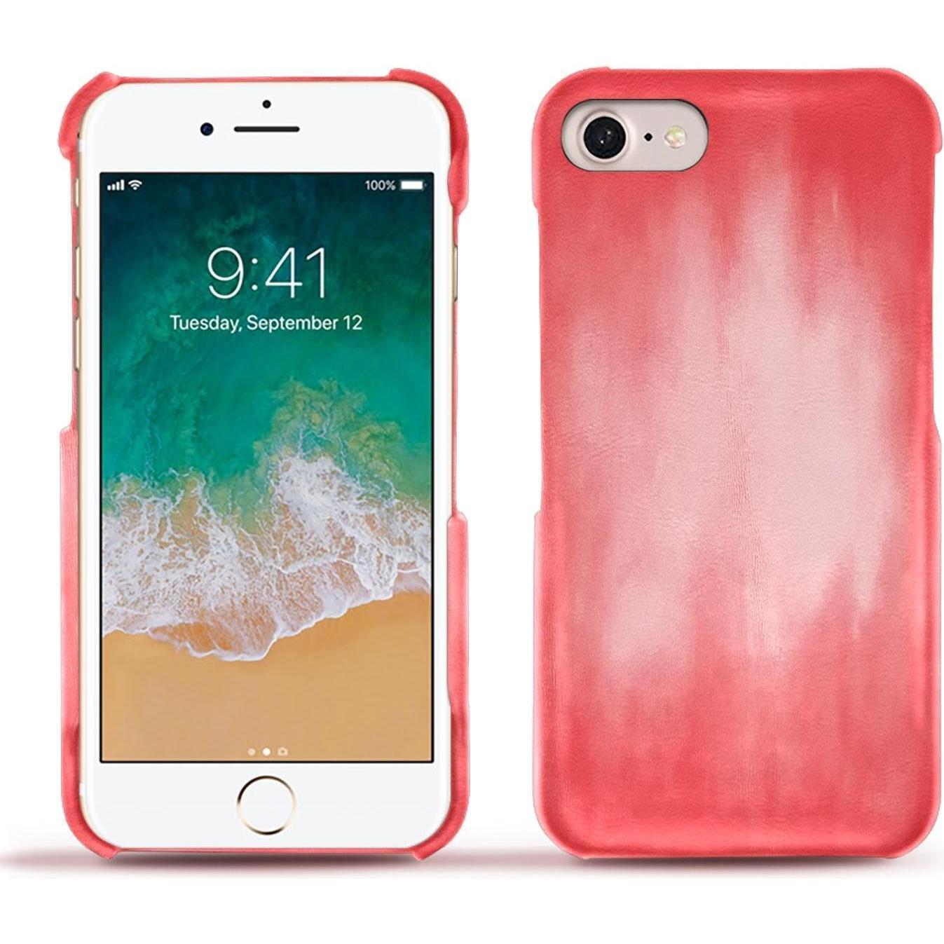 Noreve Lederschutzhülle (Apple iPhone 7), Smartphone Hülle, Rosa