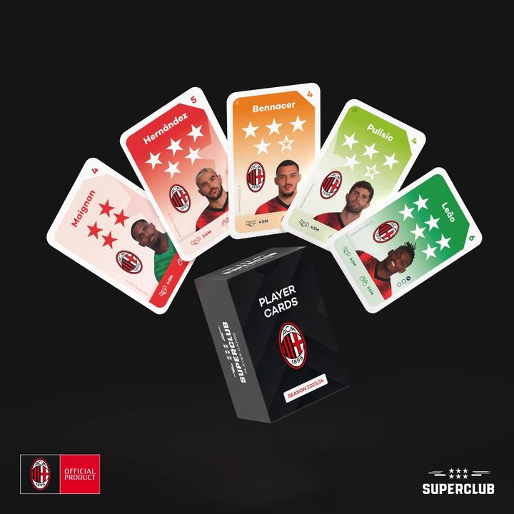 Immagine prodotto Superclub AC Milan - Schede giocatore (Inglese)