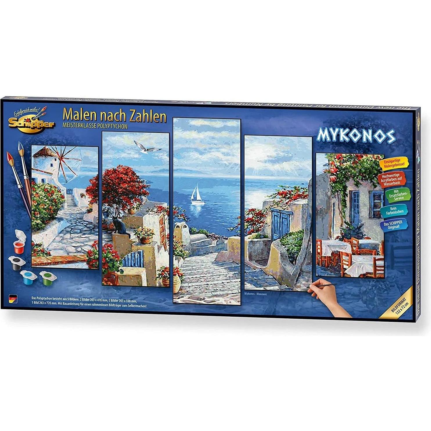 Schipper Multicolore Dipingere Con I Numeri - Mykonos