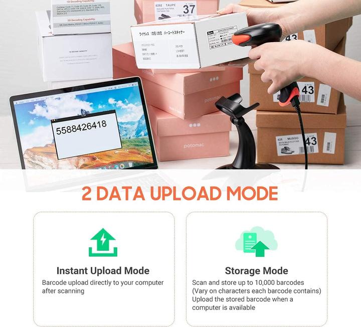 Image du produit Tera HW0002-O (Codes à barres 1D, Codes à barres 2D, Code QR)