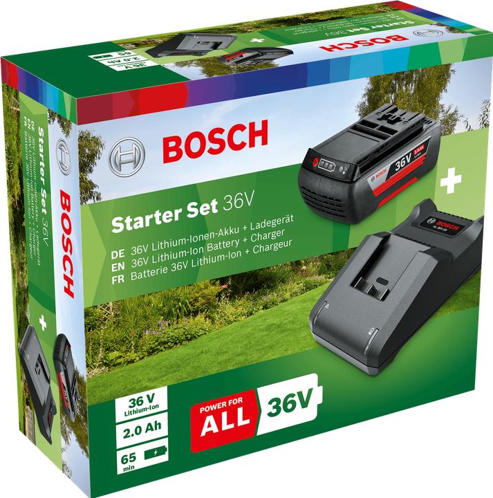 Produktbild Bosch Home & Garden Starter-Set GBA 36V (1x2,0Ah) + AL 36V-20 (36 V)