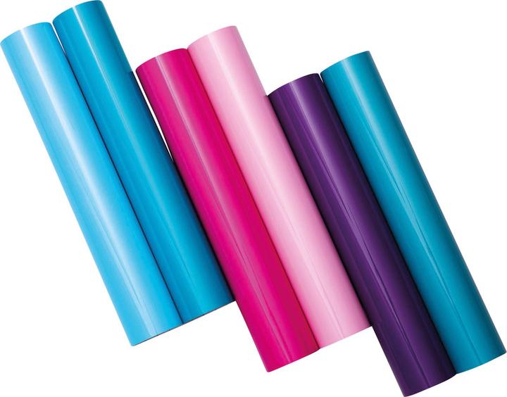 Productafbeelding Cricut Vinylfolie Warmtegeactiveerd 30 x 60 cm, Paars/Turquoise (1 x)