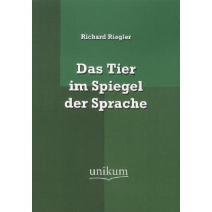 Das Tier im Spiegel der Sprache, Fachbücher