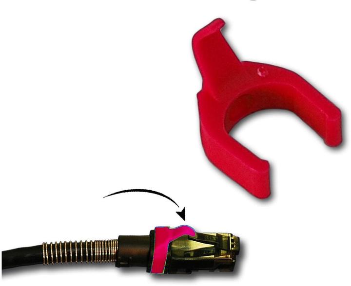 Actual product image PatchSee PatchClip 50 pieces Red