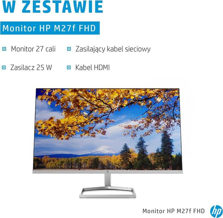 Actual product image HP M27f (1920 x 1080 pixels, 27")