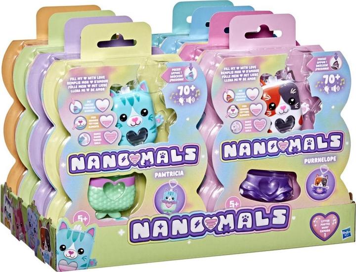 Actual product image Hasbro Nano-Mals Elektronische Fidget-Tierchen