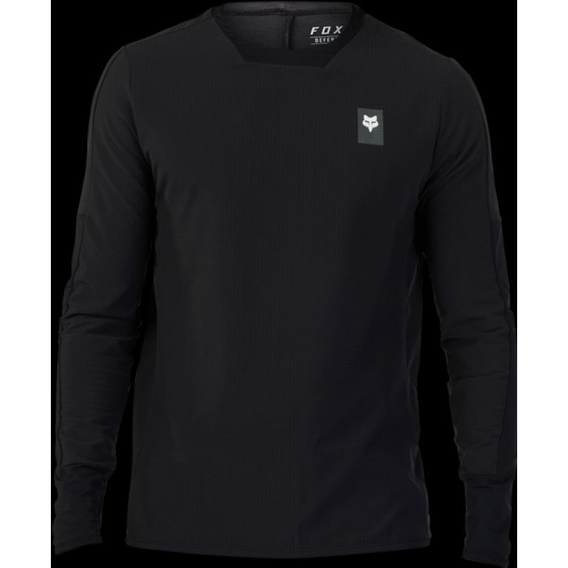 Fox, Herren, Velotrikot, Jersey 24 Defend Thermal Blk (XL), Schwarz, XL