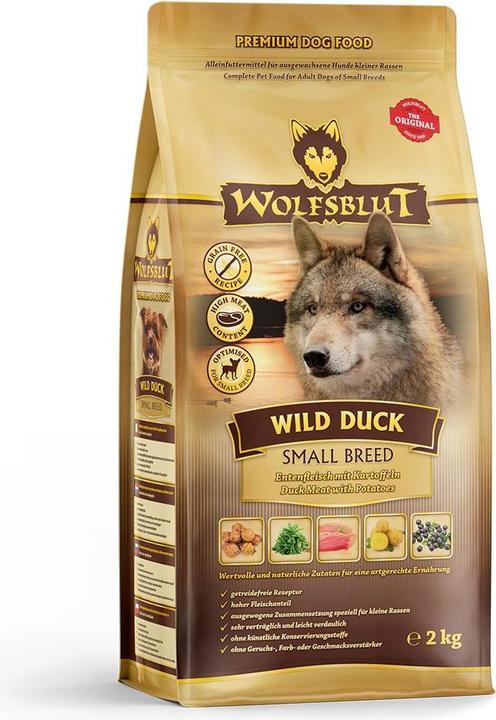 Actual product image Wolfsblut Wild Duck (Adult, 1 pcs., 2000 g)