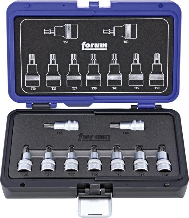 Forum Professional Solutions Screwdriver bit set 1/2" 9-piece Torx