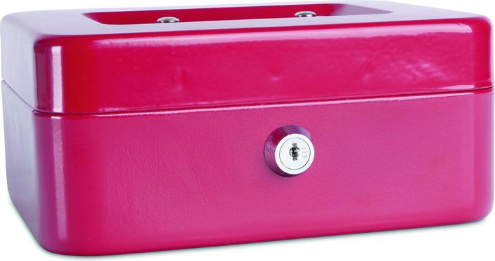 Donau Cassette pour l'argent, moyenne, 200x90x160mm, rouge
